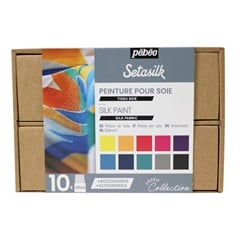 Σετ Pebeo χρώματα για μετάξι Setasilk - 10x45 ml