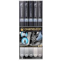 Σετ μαρκαδοροι Chameleon 5 τεμ - Gray Tones