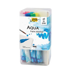 Σετ ακουαρελ μαρκαδοροι Aqua Solo Goya Powerpack All-in-one 