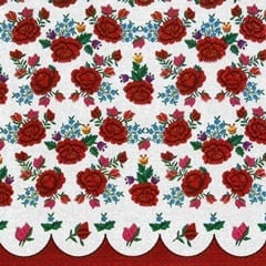 Χαροτοπετσετες για ΝΤΕΚΟΥΠΑΖ - Poppies Embroidery Pattern - 1 τεμ