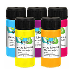Χρώματα με μαρμαρινο εφε HOBBY Line Magic Marble 20 ml - διαφορα χρώματα