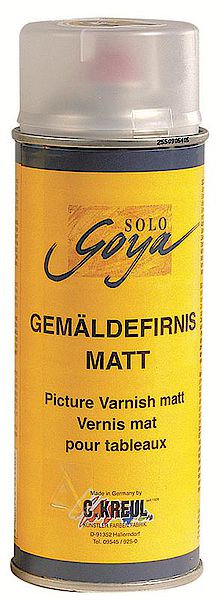 Βερνικι φινιρισματος σε σπρει Solo Goya 400 ml - ματ