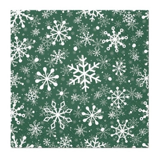 Χαρτοπετσέτες για ντεκουπάζ Christmas Snowflakes - 1 τεμάχιο