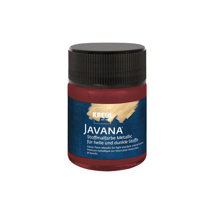 Javana χρωμα για υφασμα μεταλλικο 50 ml - Metallic Brown