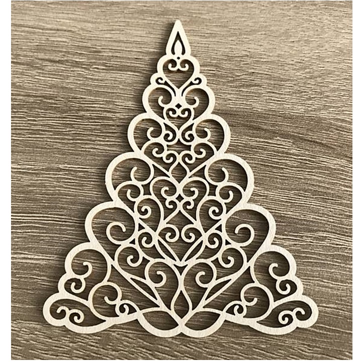 Ξύλινο διακοσμητικό στοιχείο, χριστουγεννιάτικο δέντρο