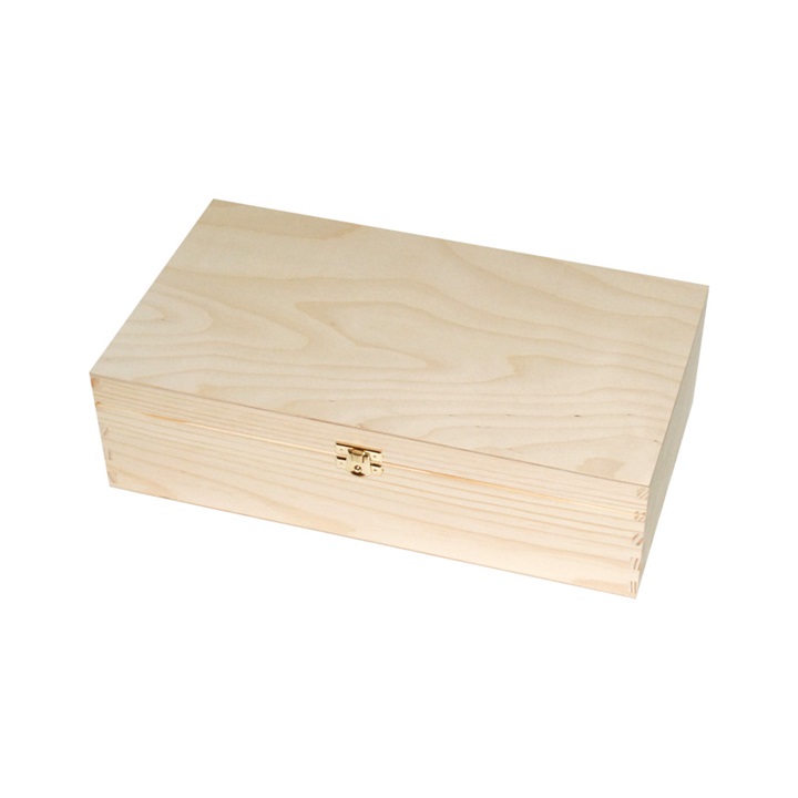Ξύλινο κουτί 2 φιαλών 35x20x9.8 cm