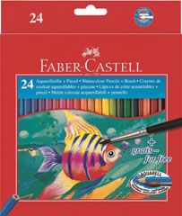 Ξυλομπογιες ακουαρελας Pastele Art Grip Σετ - 24 χρώματα - χαρτινη θηκη