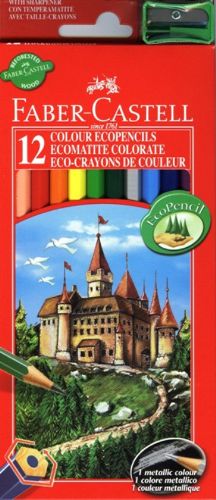 Ξυλομπογιες Castell Σετ - 12 χρώματα 