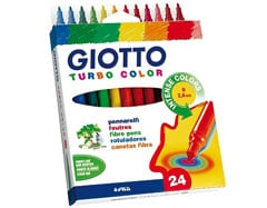 Μαρκαδοροι GIOTTO TURBO COLOR - 24 χρώματα