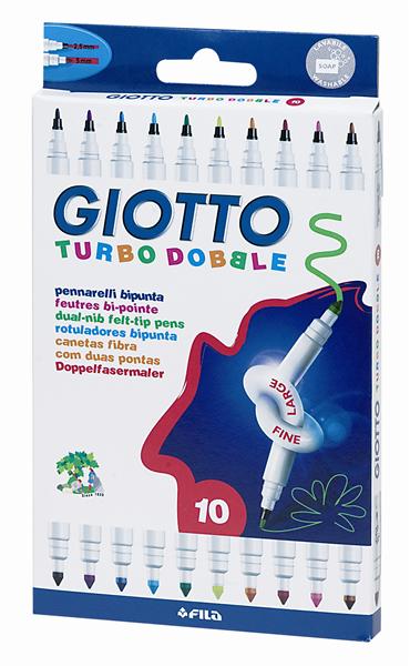 Μαρκαδοροι GIOTTO Turbo Dobble - 10 χρώματα