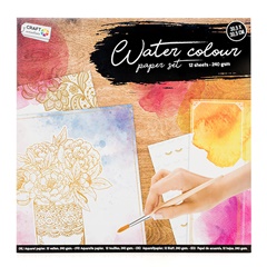 Μπλοκ χαρτιού Craft Sensations για χρώματα ακουαρέλας - 12 φύλλα