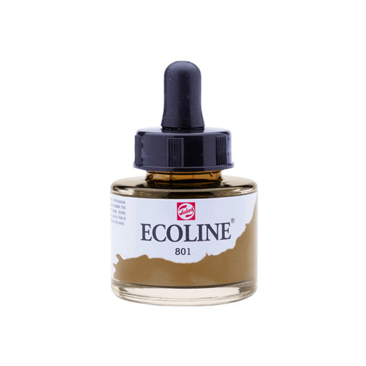 Χρωμα ακουαρελας Ecoline 30 ml - 801 Gold